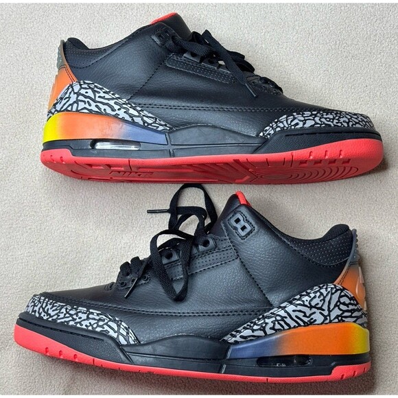 Jordan Air Jordan 3 Retro SP J Balvin Rio Black Solar Flare Size 10 main image 8